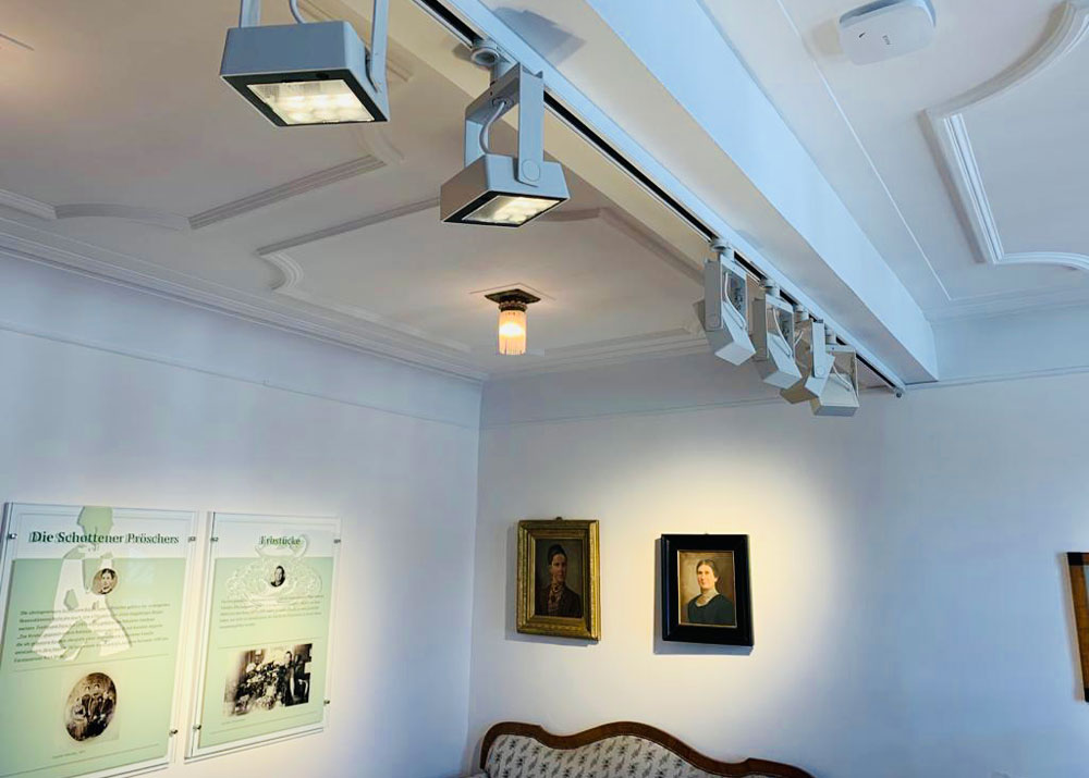 Deckenbeleuchtung, Museum