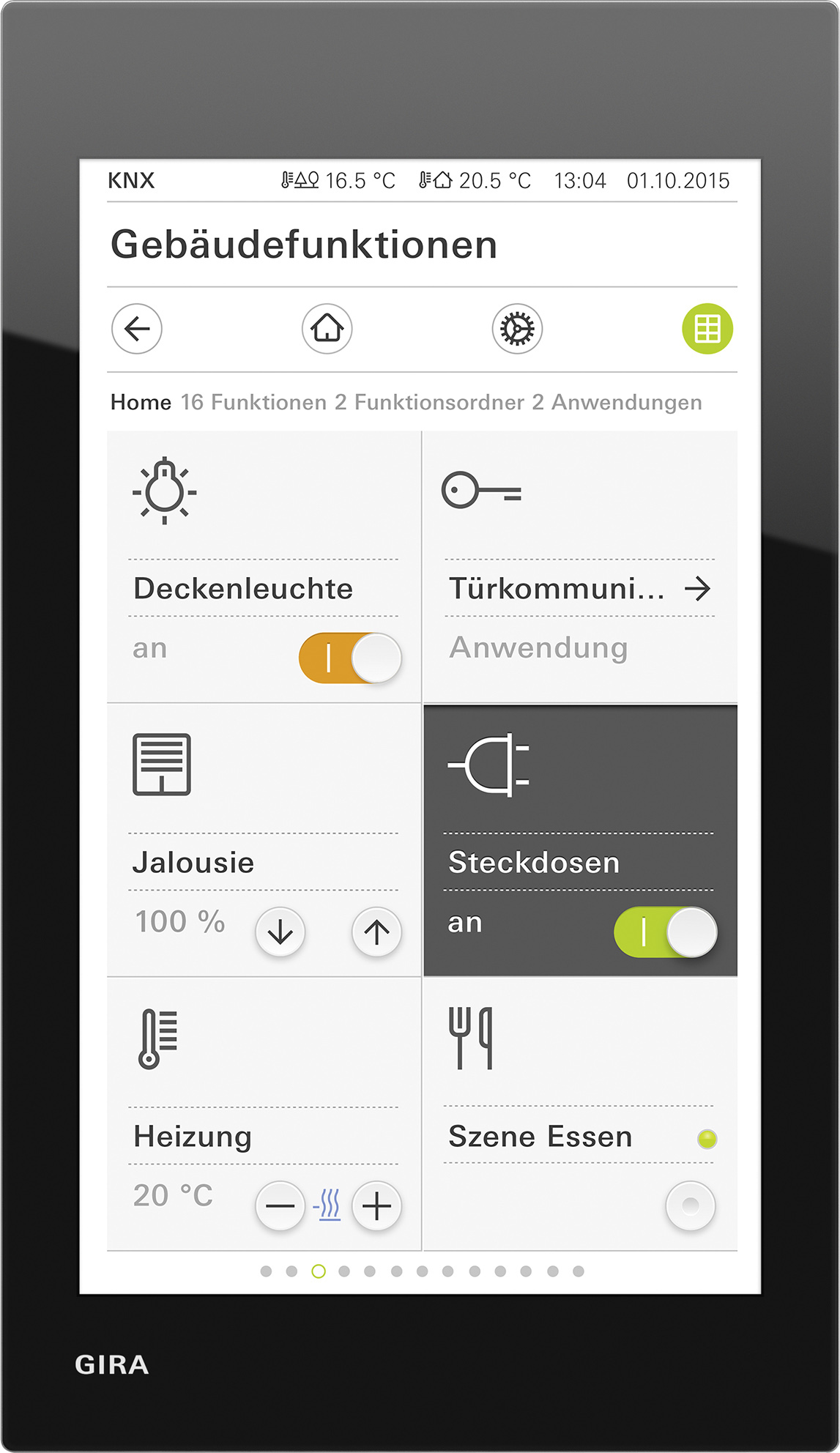 206905 Smart-Home App Tablet